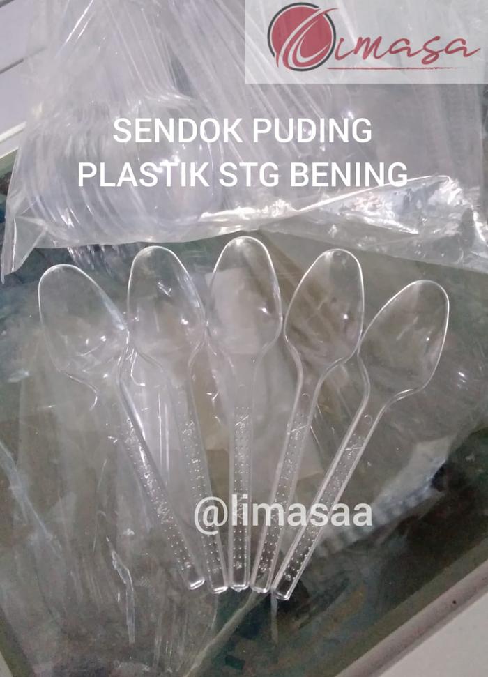 Gambar SENDOK TS1/SENDOK KUE/SENDOK PUDING BENING ISI 100PCS dari Limasaa undefined Tokopedia