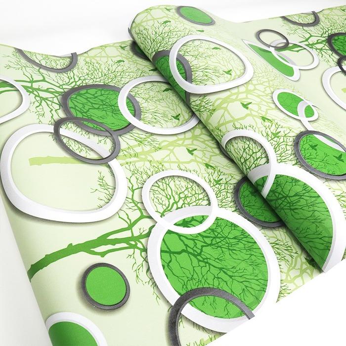 Gambar Wallpaper Dinding | Ukuran 10 × 45 | Polkadot - polkadot hijau dari Maysawallpaper undefined Tokopedia