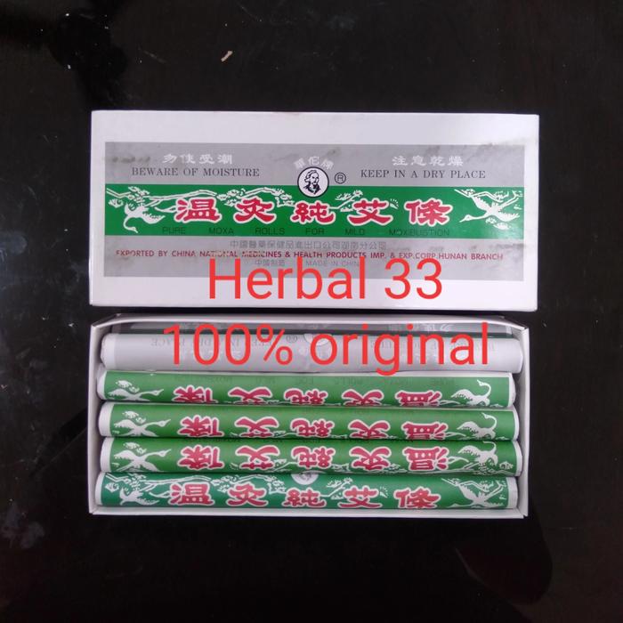 Gambar moxa roll asap magicstar / moxa tongkat / moxa stick - asli 100% dari HERBAL SEHAT 33 undefined Tokopedia