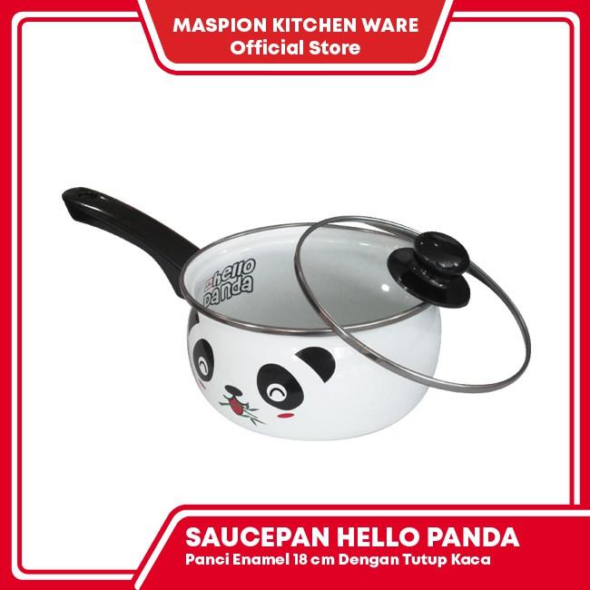 Gambar Maspion Saucepan/Panci Susu Eanmel Hello Panda 18 cm dari ALTIC HOUSEWARE undefined Tokopedia