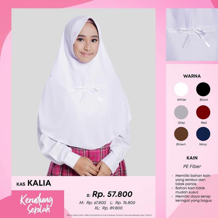 Gambar Kalia (M) Kerudung Sekolah Rabbani Scarf Hijab Instan Khimar Jilbab - Abu-abu, M dari Baju Muslim Aisha undefined Tokopedia