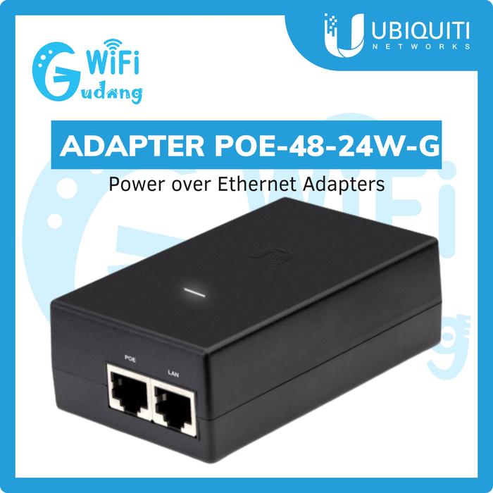 OTROS Fuentes UBIQUITI POE-48-24W-G POE Injector, 48VDC, 24W (RocketTi, UAP-Pro)