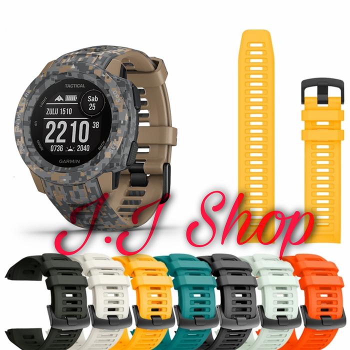 Jual Strap Silicone Rubber Garmin Instinct Tactical Soft Karet - Main Image