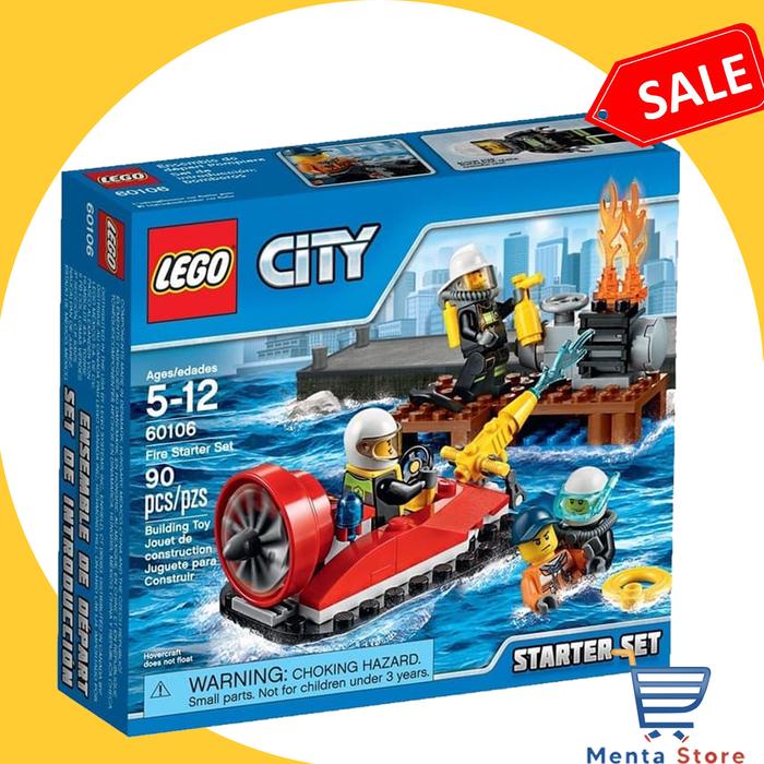 Gambar LEGO City # 60106 Fire Starter Set Api Pemadam Kebakaran Fire Fighter dari Menta Hobbies undefined Tokopedia