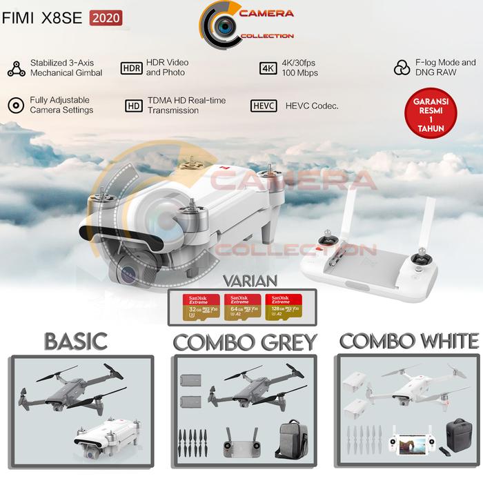 Jual Fimi X8SE 2020 4K Drone Fimi X8SE 2020 4K Drone Combo Kit
