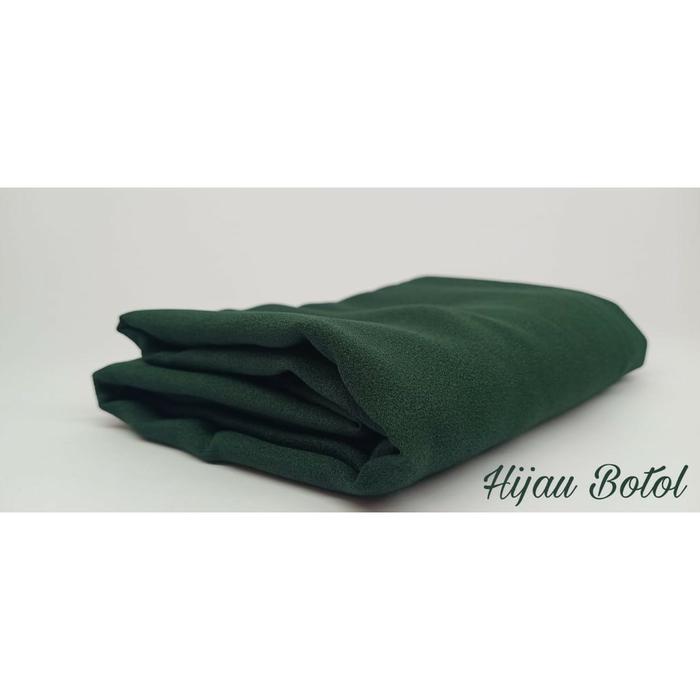 Gambar KERUDUNG PASHMINA JERSEY / HIJAB PASHMINA JERSEY / PASHMINA JERSEY - HIJAU BOTOL dari MKY-store undefined Tokopedia