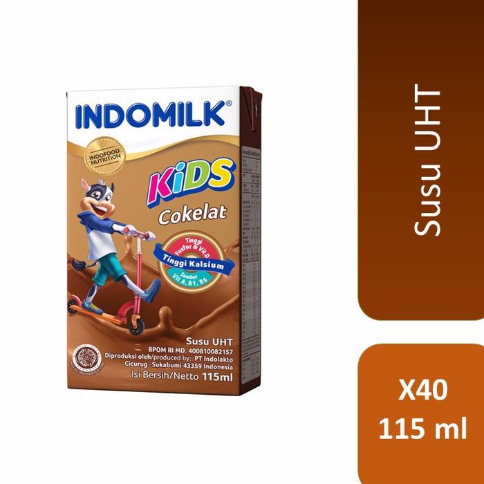 Gambar susu indomilk 125ml 1 dus grab only - Coklat dari hafis-online undefined Tokopedia