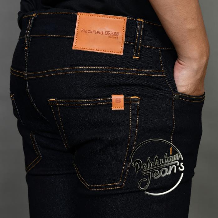 Gambar Celana Jeans Panjang Pria Slim Fit Black Garmen Jumbo 27-42 - Black Garmen, S dari PELABUHAN - JEANS undefined Tokopedia