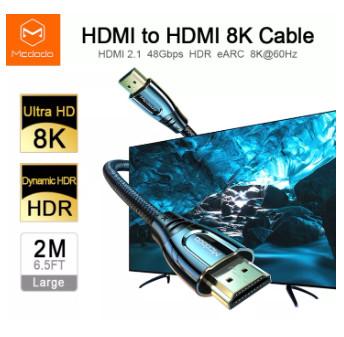 MCDODO CA-8430 KABEL HDMI TO HDMI 8K HD CABLE AUDIO VIDEO PC TV Hitam  Meter di Autoventi Official Store Tokopedia