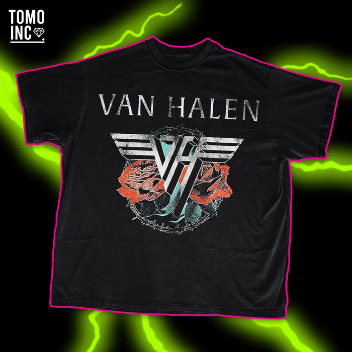 Jual Van Halen - Rustic Rose Logo 