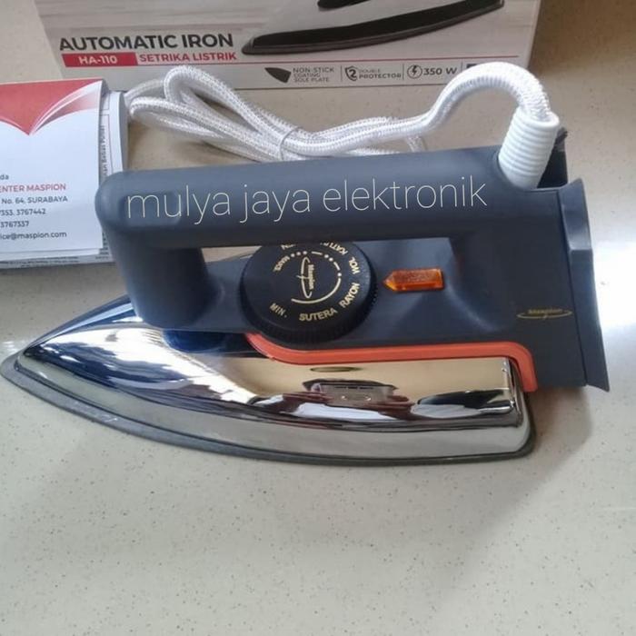 Gambar SETRIKA MASPION HA_110 - Packing plastik dari MULYA JAYA ELEKTRONIK_NEW undefined Tokopedia