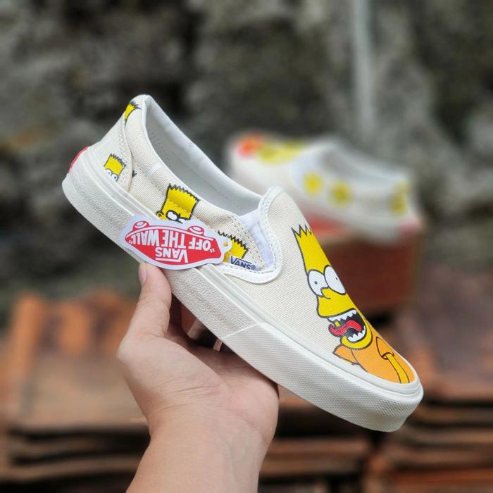 Vans Slip On Vans Authentic Simpsons Vans Simpson Canvas Shoes