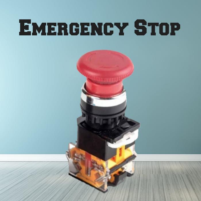 Jual push button/Tombol Angka/lift barang/tanpa led - Emergency Stop ...