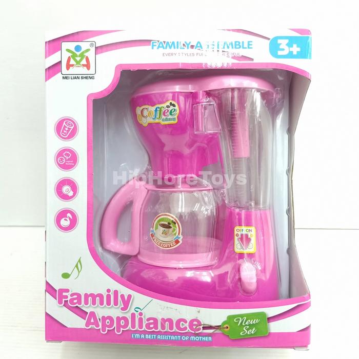 Gambar mainan anak membuat kopi family appliance dari Hip Hore Toys undefined Tokopedia