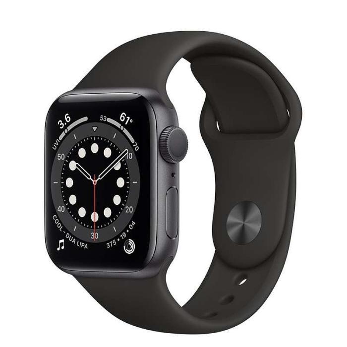 Apple Watch Series 44mm iWatch 2020 Hitam di Daneetrade Tokopedia