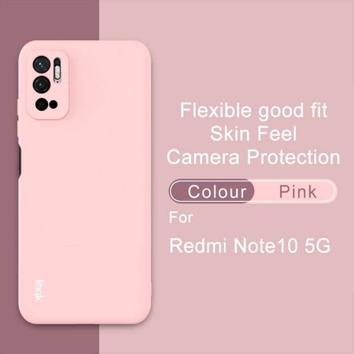 Gambar Case IMAK Xiaomi REDMI NOTE 10 5G Original Casing Camera Protection - Merah Muda dari Jakies Home undefined Tokopedia