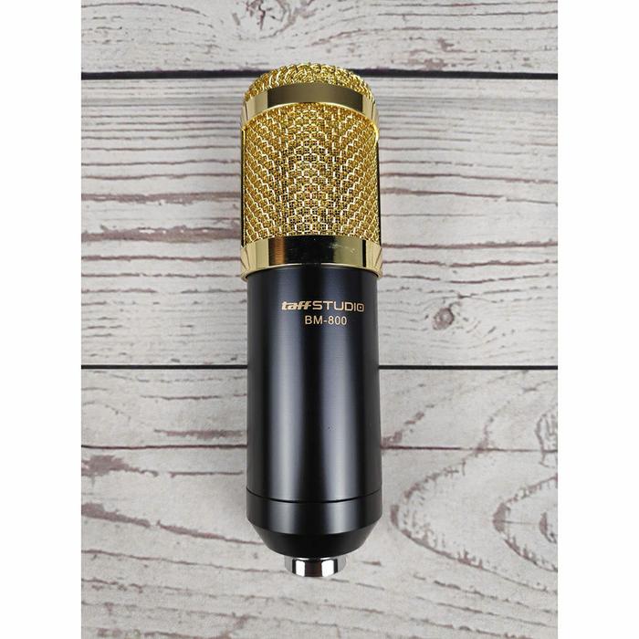 Gambar TaffSTUDIO Microphone Mic BM-800 Condenser Studio Shockproof Mount - Gold dari Syndicate Warehouse undefined Tokopedia