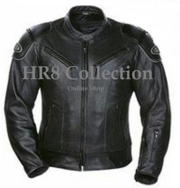 Gambar Jaket pria semi Kulit rasing Jaket Motor Jaket Pria bikers - Hitam, S dari HR8 Collection undefined Tokopedia