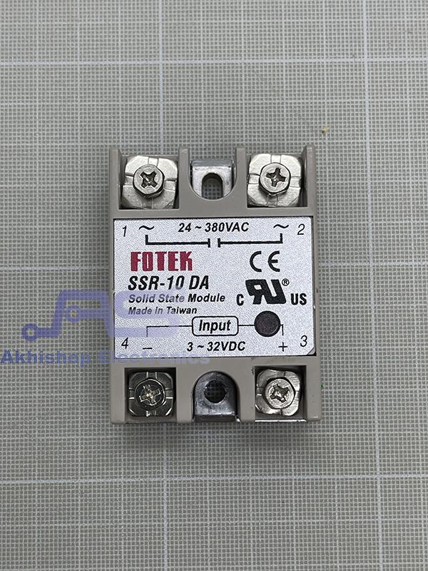 Gambar FOTEK Single Phase Solid State Relay SSR 25DA 40DA 60DA 80DA - 10DA dari Akhishop Electronics undefined Tokopedia