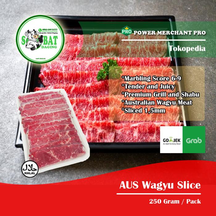 Gambar Daging Shabu-Shabu Premium / Wagyu Slice AUS Marbling Level 6/7 dari Sobat Daging undefined Tokopedia