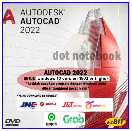 Gambar DVD SOFTWARE DESIGN AUTO CAD 2022 ATAU ACAD 2022 FULLVERSION dari SOFTWAREKUSTORE undefined Tokopedia