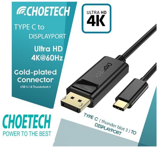 Jual CHOETECH USB C TO DISPLAYPORT 