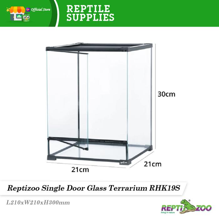 Gambar Reptizoo Terrarium 21x21x30 - Kandang Reptil - 21x21x30 dari Reptizoo undefined Tokopedia