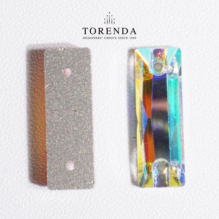 Gambar Torenda Crystal Persegi Panjang Payet Jahit T3255 - Varian Warna - Aurore Boreale dari Torenda undefined Tokopedia