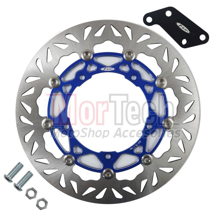 Gambar PIRINGAN CAKRAM DISC BRAKE PSM TITANIUM FLOATING NEW R15 V2 V3 XABRE - Biru dari MORTECH undefined Tokopedia