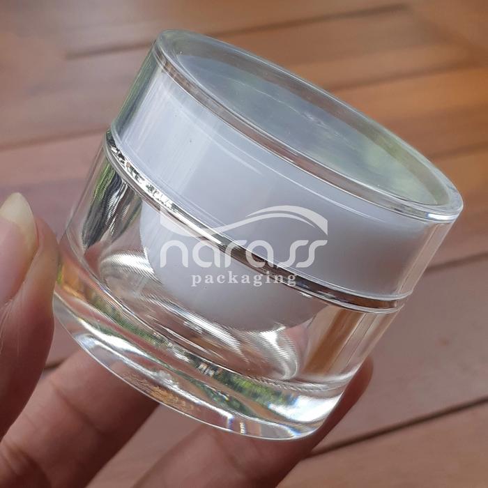 Gambar pot acrylic clear - Putih dari narass store undefined Tokopedia