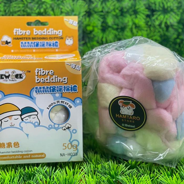 Gambar bedding hamster fibre ( alas breeding hamster ) dari Hamutaro Hamtaro undefined Tokopedia