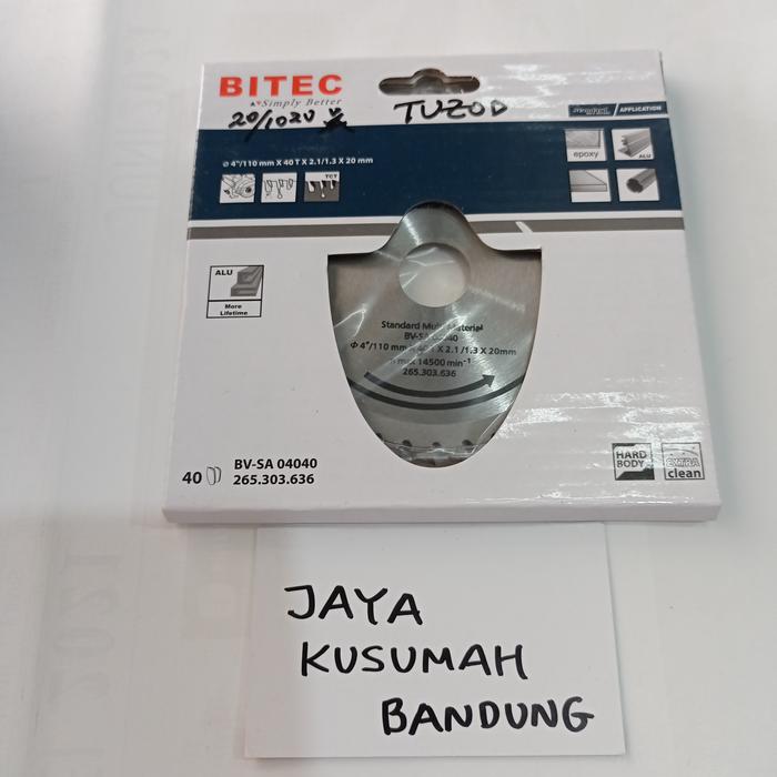 Gambar Sirkel 4" 40 T - Bitec dari Jaya Kusumah Bdg undefined Tokopedia