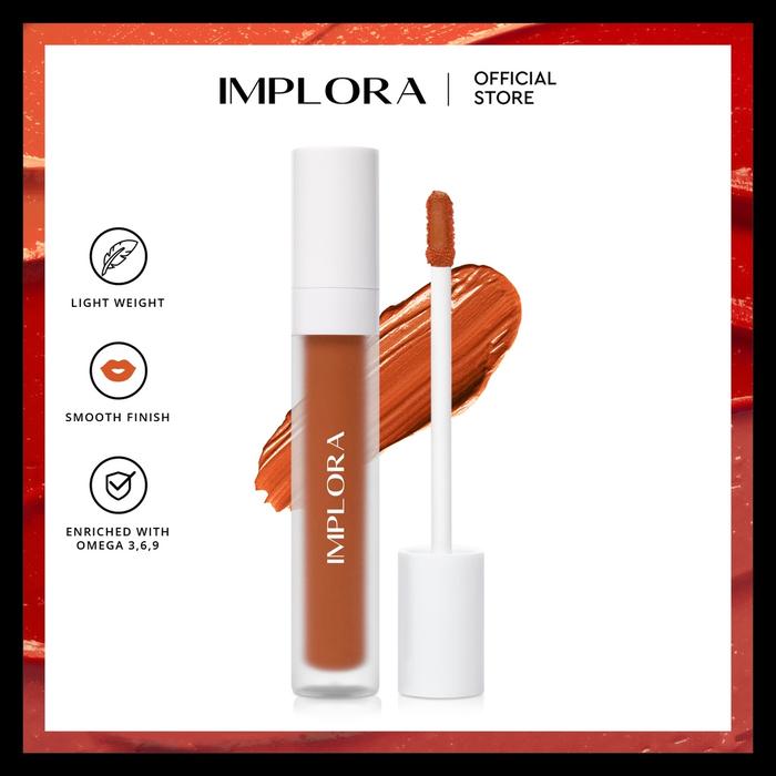 Gambar IMPLORA LIP VELVET NEW | LIPSTIK LIP CREAM IMPLORA - IMP NAIVE dari beautyshopindo undefined Tokopedia