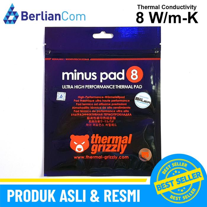 Thermal Grizzly Minus Pad Extreme V2 - 100x100x2.0mm Thermal Grizzly Minus Pad Extreme V2 - 100x100x2.0mm