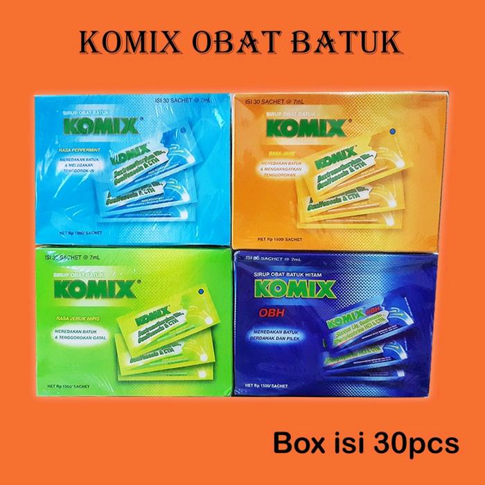 Gambar komix Obat Batuk Perdus / pack isi 30 sachet - Peppermint dari Mulus_online undefined Tokopedia