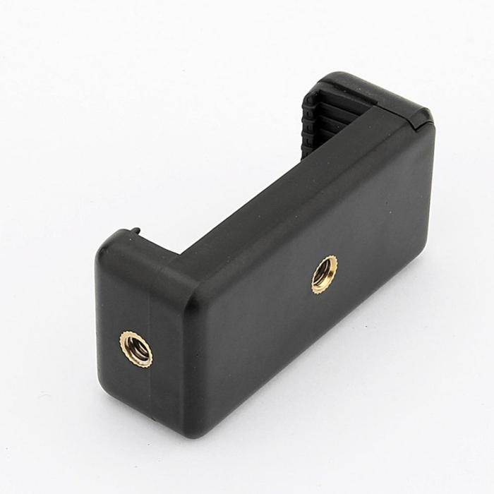Gambar HOLDER U 2x Hole 1/4" Klip Jepitan HP SMARTPHONE Pasang Tripod Tongsis - Polos dari Toko Optima Kirana undefined Tokopedia