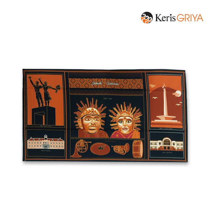 Gambar Batik Keris Hiasan Dinding Packing Motif Icon Jakarta - Hitam dari BATIK KERIS OFFICIAL Kab. Sukoharjo Tokopedia