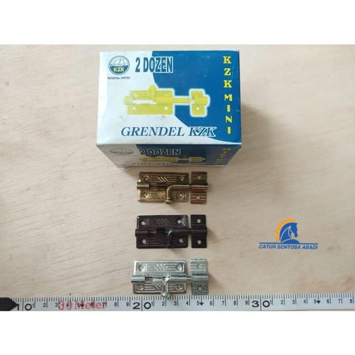 Gambar SLOT MINI KECIL 2"/GRENDEL KZK MINI 2" - Putih - Kuning dari CATUR SENTOSA ABADI 888 undefined Tokopedia