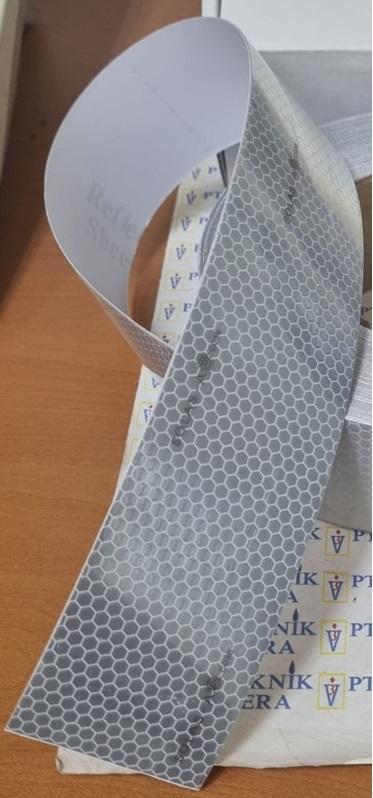 Gambar scotchlite solas Tape Retro Reflective IMPA 330189,stiker silver mari - meter dari triviteknik sejahtera undefined Tokopedia