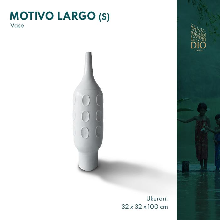 Gambar Dio Living - Motivo Largo Vas Clay Unik Hias Estetik - White - S dari Dio Living undefined Tokopedia