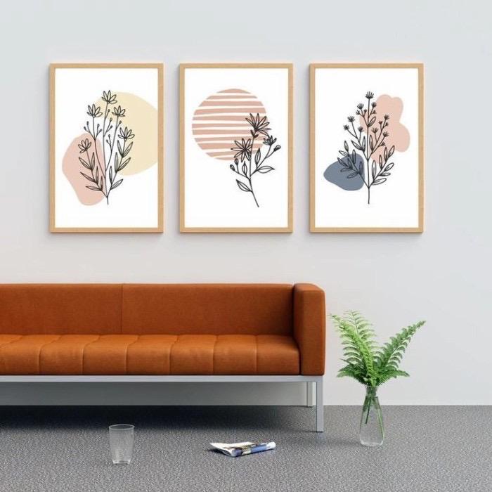 Gambar lukisan dinding minimalis/dekorasi rumah/lukisan asli buatan tangan - 002 dari Aiel Shop Art undefined Tokopedia