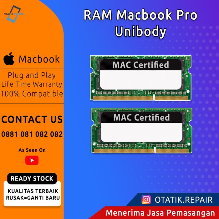 RAM Macbook Pro 2009 2010 2011 2012 A1278 A1286 13 15 inch 16 gb  2009, 4GB