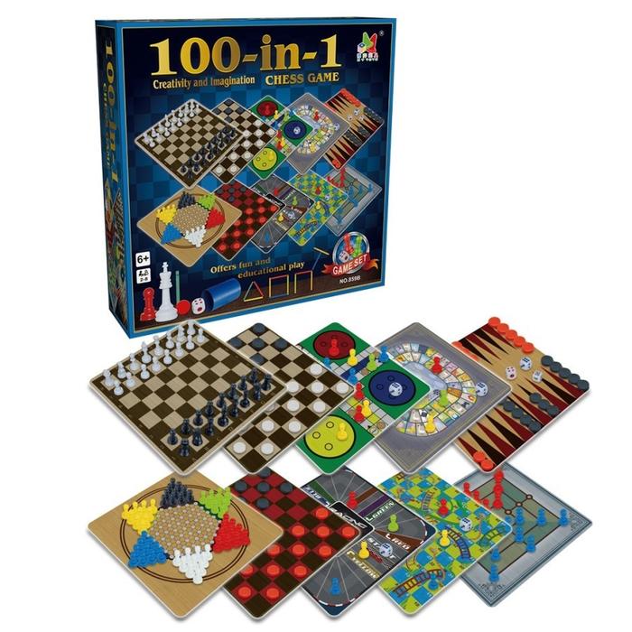 Gambar BOARD GAME 100 IN 1 CHESS GAME / GAME PAPAN 100 IN 1 BANYAK MAINANNYA dari Toko Mainan Edukasi Cerdas undefined Tokopedia