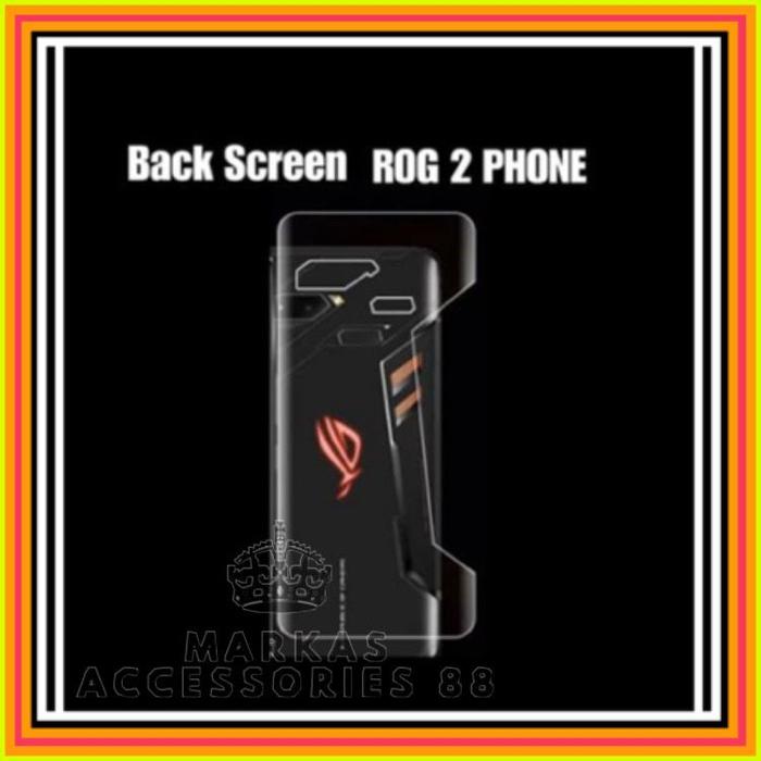 Gambar ASUS ROG PHONE II 2 ZS660KL HYDROGEL BACK SCREEN PROTECTOR ANTI GORES - BACK-CLEAR dari Markas acc 88 undefined Tokopedia