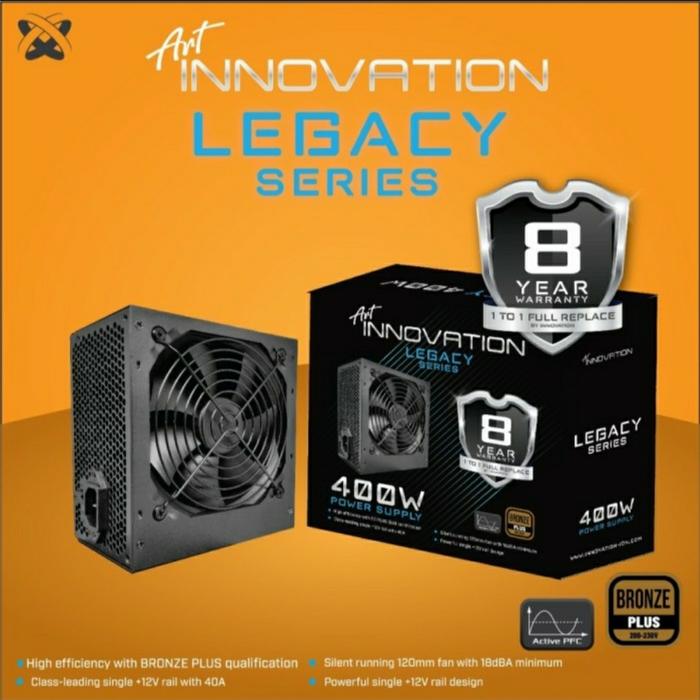 Gambar PSU Innovation 400w / PSU 500w / PSU 600w PSU 80+ Bronze / Gold - PSU 400w Bronze dari Digitalcity undefined Tokopedia
