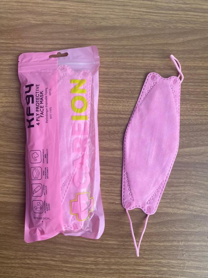 Gambar MASKER KOREA KF94 MASKER KN95 MASKER N95 MASKER MEDIS - pink dari Tjokrosolution undefined Tokopedia