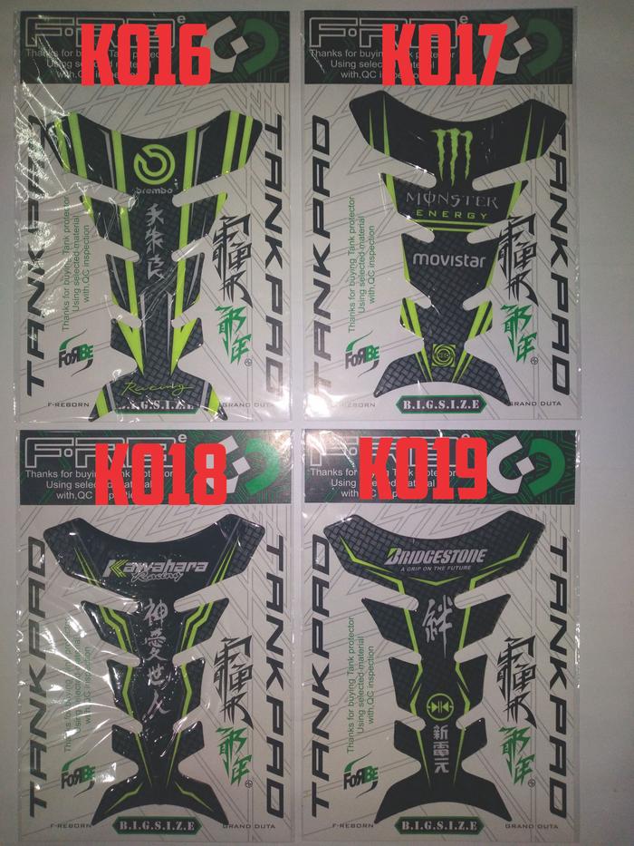 Gambar stiker resin timbul tankpad segala - k016 dari GTconection undefined Tokopedia