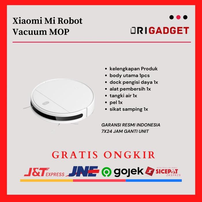 Gambar Xiaomi Mi Mijia Robot Vacuum Mop Cleaner Penghisap Debu RESMI dari Origadget undefined Tokopedia