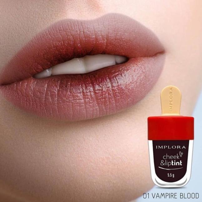 Gambar IMPLORA CHEEK LIPTINT-ORIGINAL-VAMPIRE BLOOD - VAMPIRE BLOOD dari Appleblossomcloset undefined Tokopedia