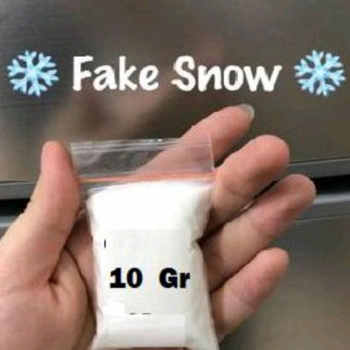 Gambar Salju buatan instan snow sensory play anak - 10 gram repack dari Mainan Edukasi Goldenage undefined Tokopedia